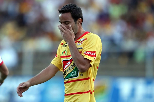 Luis Gabriel Rey no pudo anotar en este partido