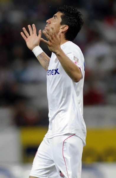 Mancilla observó al cielo tras su gol