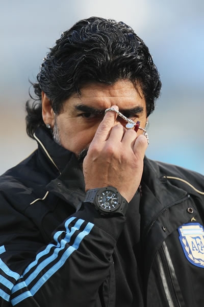 Maradona y sus cábalas