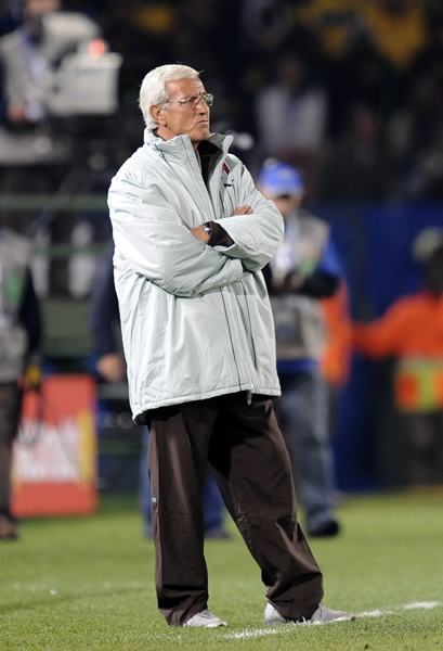 Marcelo Lippi incrédulo por el marcador