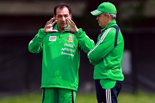Mario Carrillo y Javier Aguirre