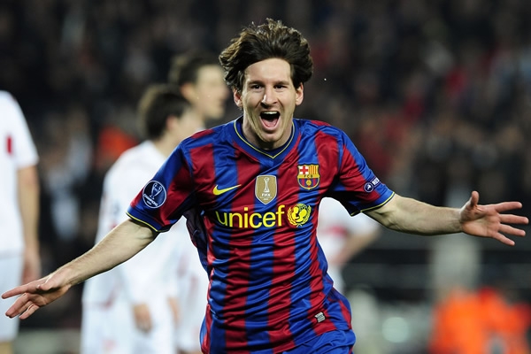 Messi abrió el marcador para los culés