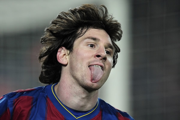 Messi anotó en dos ocasiones