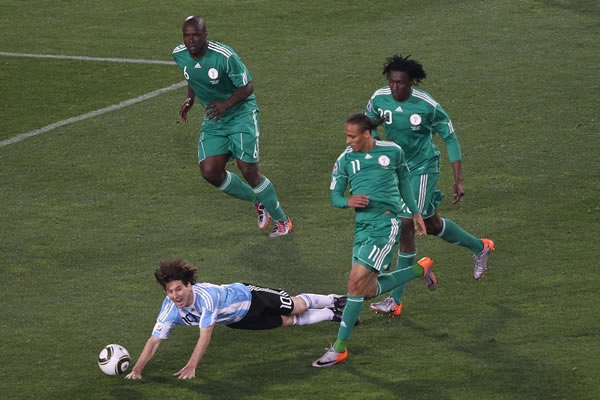 Messi lo intentó de todas formas