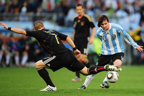 Messi no logró inquietar a Alemania