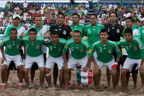 México- El Salvador en Premundial de Playa 2009