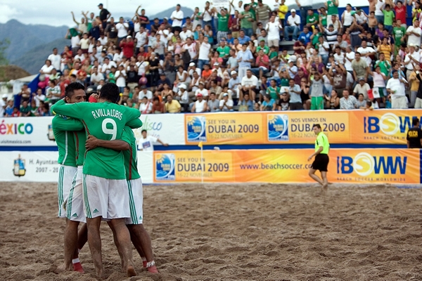 México- El Salvador en Premundial de Playa 2009