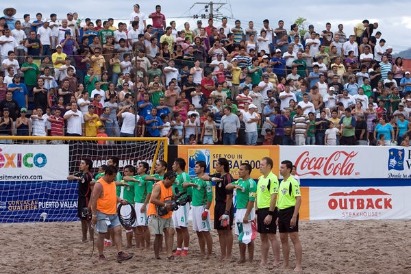 México- El Salvador en Premundial de Playa 2009
