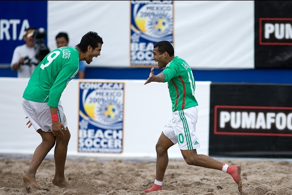 México- El Salvador en Premundial de Playa 2009