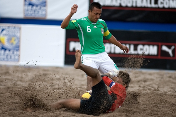México- El Salvador en Premundial de Playa 2009