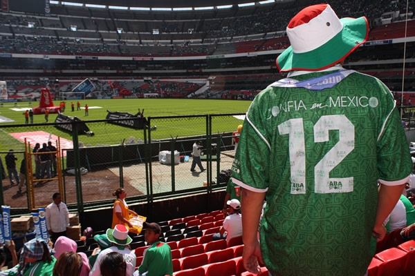 México tuvo siempre el apoyo de la afición