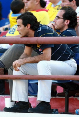 Michel Bauer, Presidente de los de Coapa, desconcertado por la derrota.