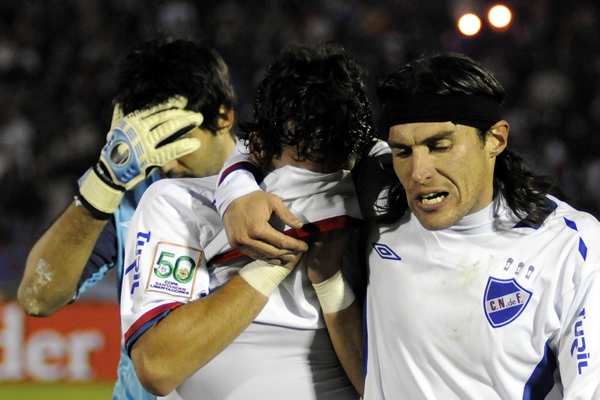 Nacional también lloró la derrota.