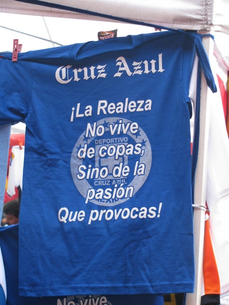 Original playera de Cruz Azul