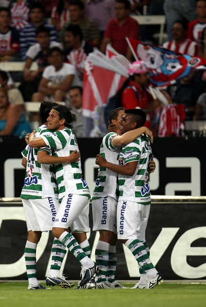 Parecía que Santos tendría una noche a modo