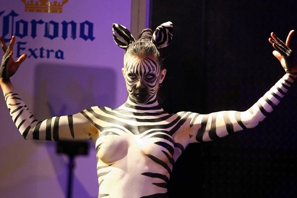 Parte de la ceremonia de la entrega.