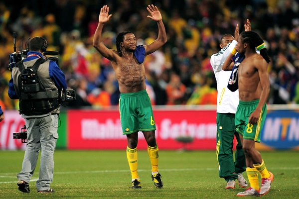 Pese a la eliminación los Bafana-Bafana dieron una alegría