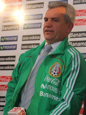 Presentación de Javier Aguirre en el Tri.