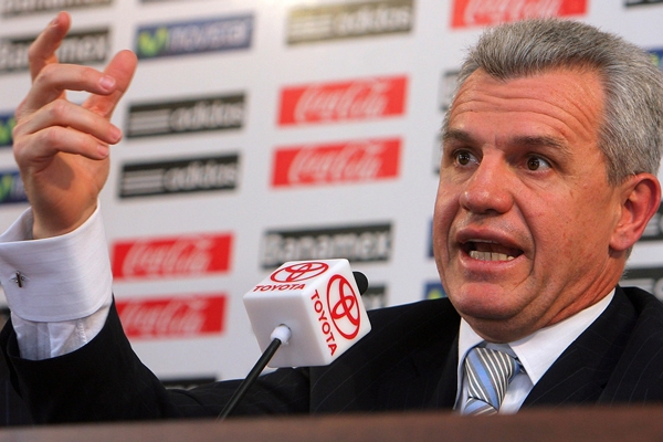 Presentación de Javier Aguirre en el Tri.