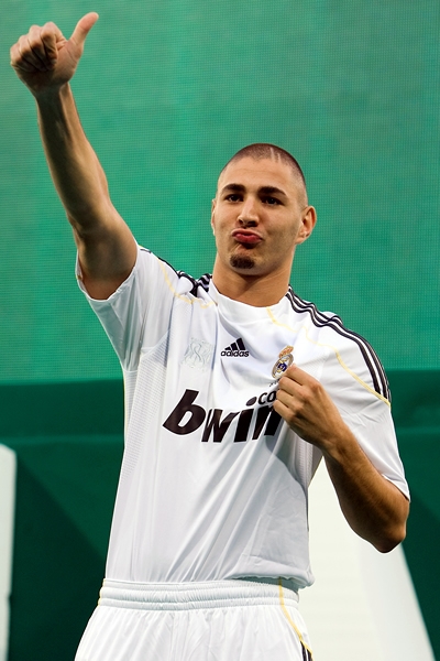 Presentación de Karim Benzema en el Bernabéu