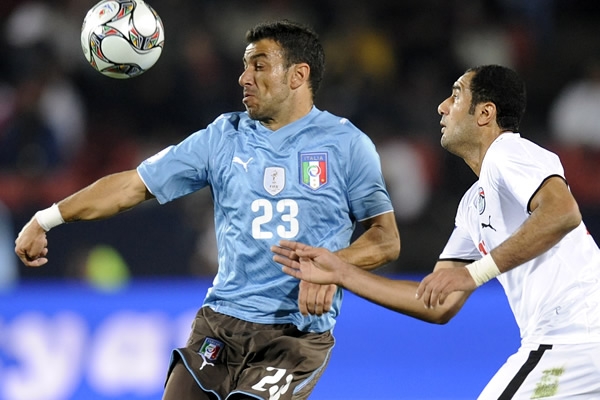 Quagliarella salió de cambio.