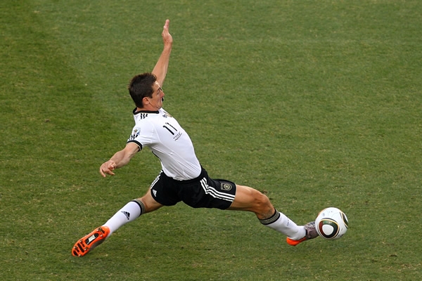 Remate de Klose para el gol