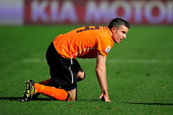Robin van Persie no estuvo fino este partido