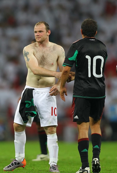 Rooney y Cuau se encotraron brevemente