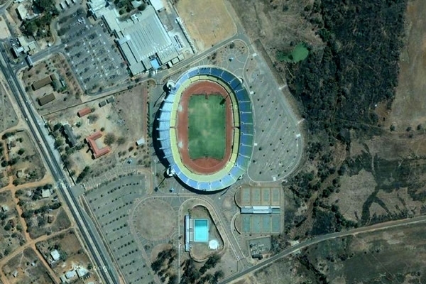 Royal Bafokeng Stadium en la Ciudad de Rustenburgo.