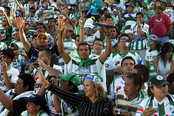 Santos cuenta con una afición muy fiel.