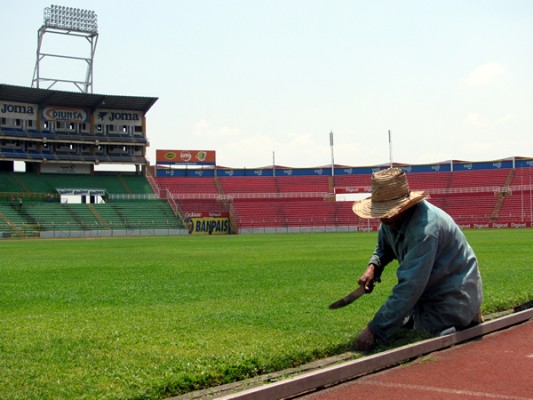 Se cuida hasta el mínimo detalle del terreno de juego.