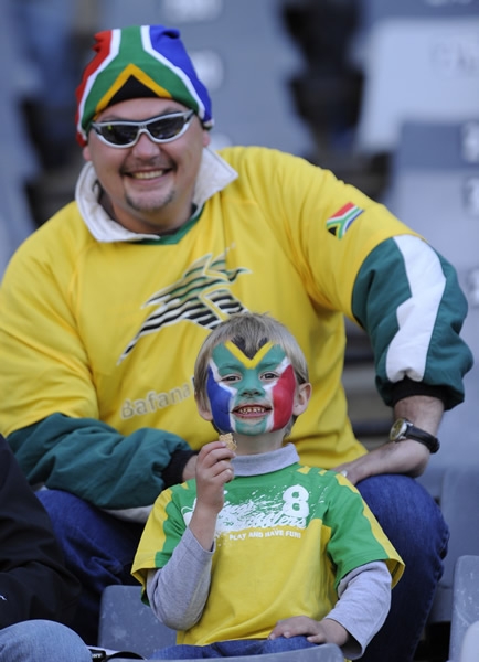 Siempre apoyando a Sudáfrica