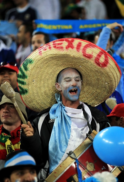 Sombrero mexicano con Argentina.