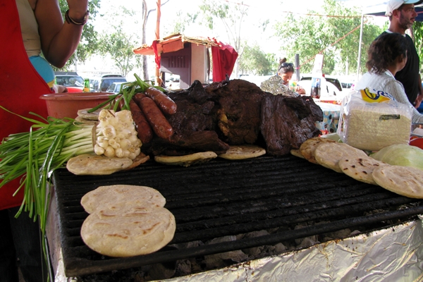 Toda la carne al azador.