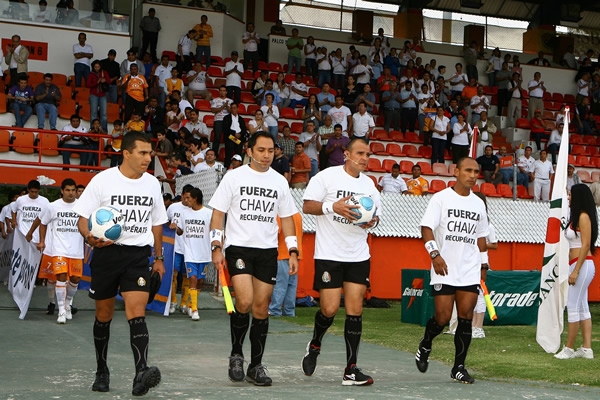 Toda la familia futbolística se unió