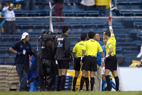 Torrado fue expulsado al terminar el partido