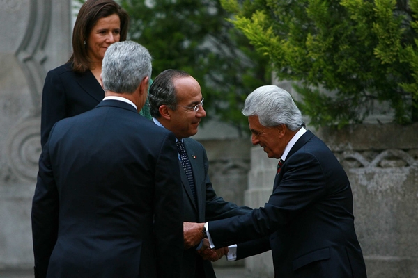 Una bienvenida muy cordial por parte del Presidente.