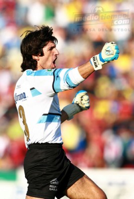 Vilar festejó la victoria de su equipo.