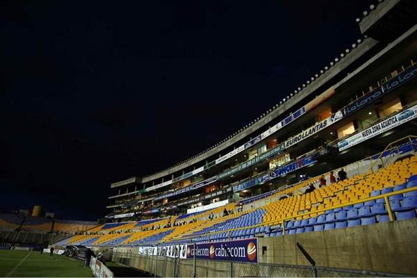 Vista del Alfonso Lastras antes del partido