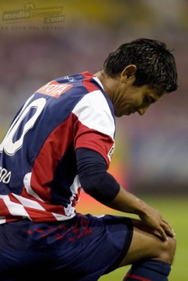 Alberto Medina lamenta el empate celeste.