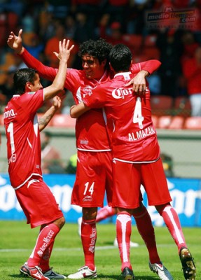 Edgar Dueñas fue el autor del gol de los Diablos Rojos de Toluca.