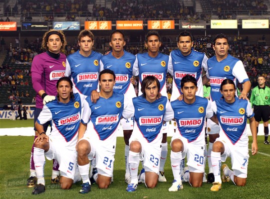 El América posó antes del cotejo.
