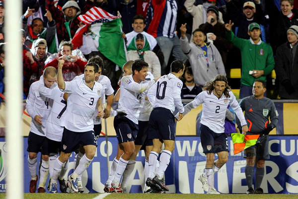 El festejo estadounidens no se hizo esperar.