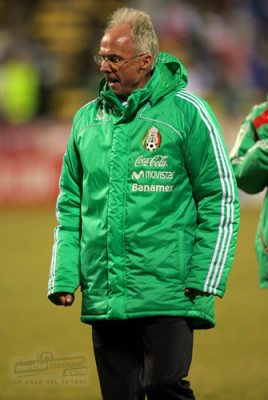 El técnico de la Selección Mexicana, Sven-Göran Eriksson.