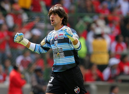 Federico Vilar festeja el empate del Atlante.