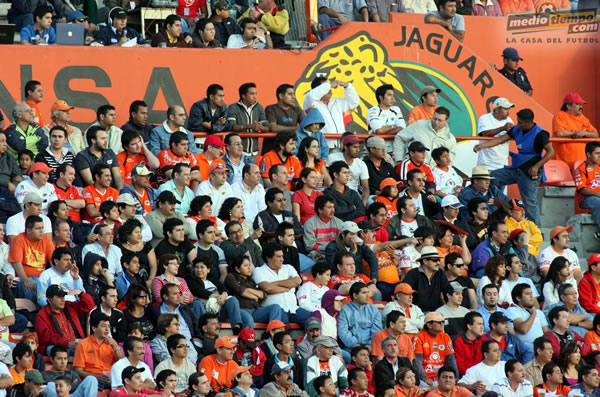 Las gradas del Victor Manuel Reyna en Tuxtla Gutierrez, Chiapas.