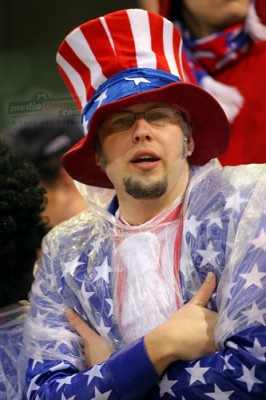 Los colores del vecino país del norte.