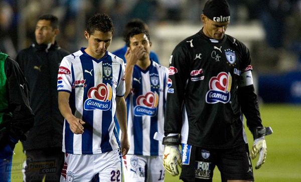 Muchas caras largas en el Pachuca.