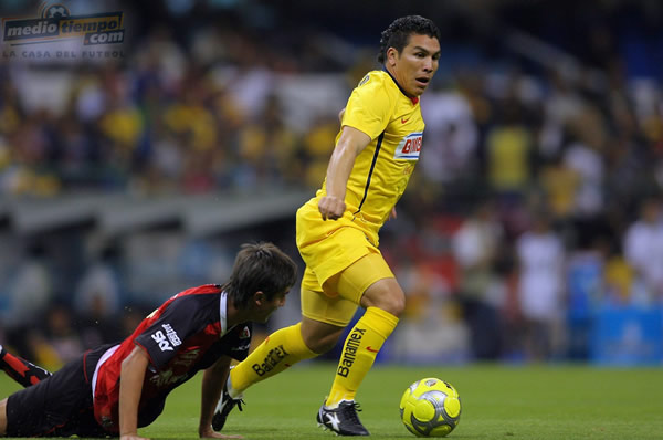 Salvador Cabañas, delantero paraguayo de las Águilas del América.