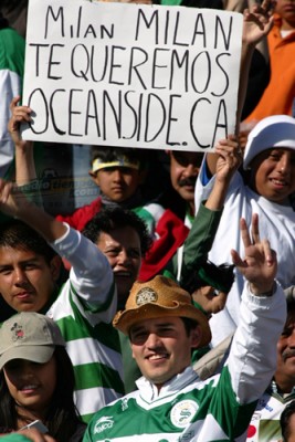 Santos levanta pasiones en toda la república.